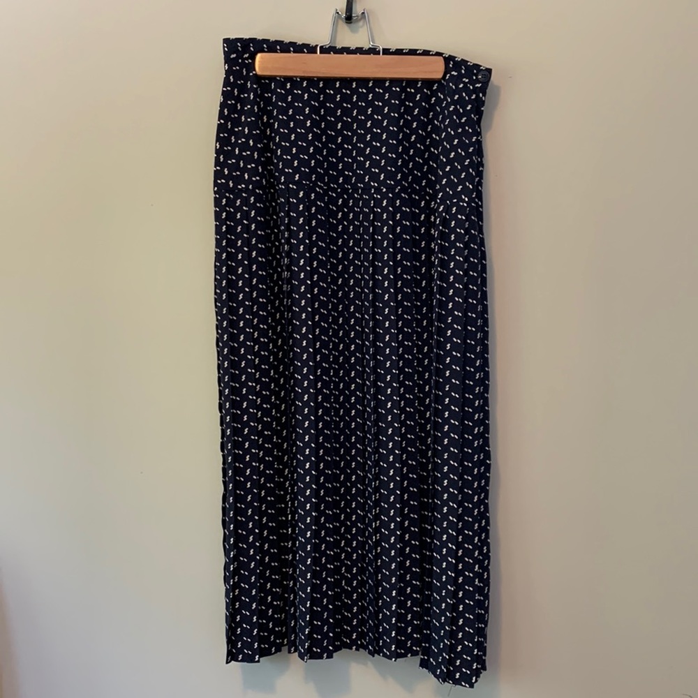 Jacqueline Ferrar Vintage Pleated Midi Skirt